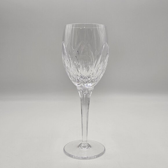 Marquis Waterford Crystal Wine Glass w Tulip Stem Slovenia 8 in - Picture 1 of 10